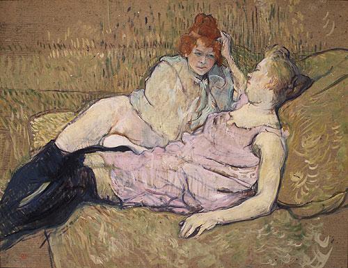 Henri de toulouse-lautrec The Sofa